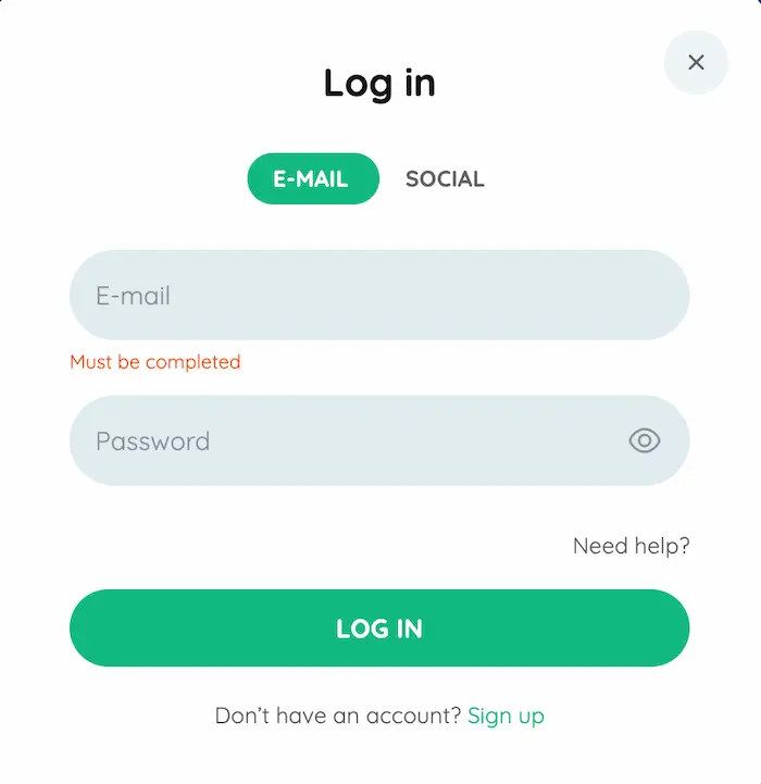 Rooli Casino CA login