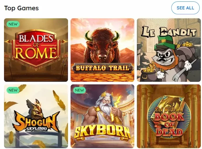 Rooli Casino games